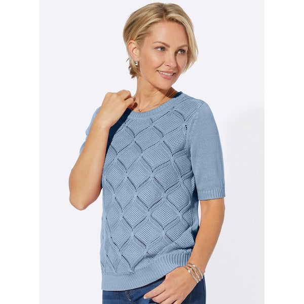 Value pack - 2 x autumn warmer tops - shades of blue - size 20 Carousel 1