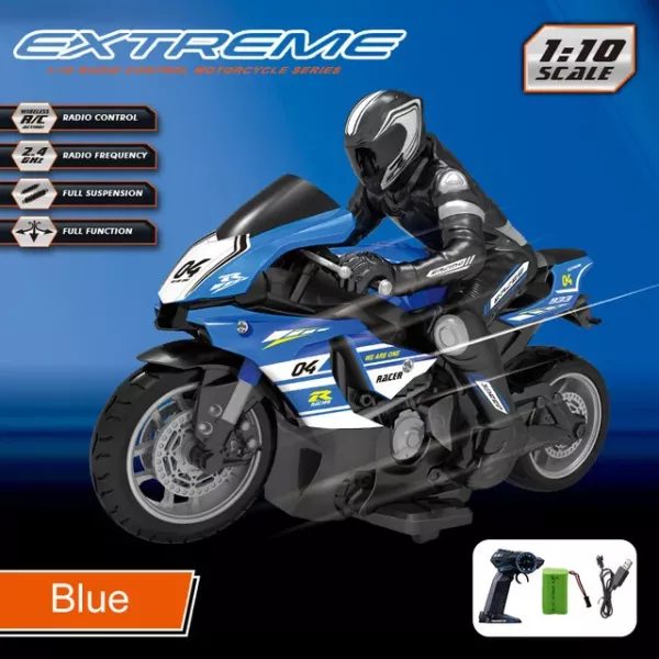 Newest 25KM/H High Speed High Simulation RC Motorbike 2.4G Remote Control Carousel 1