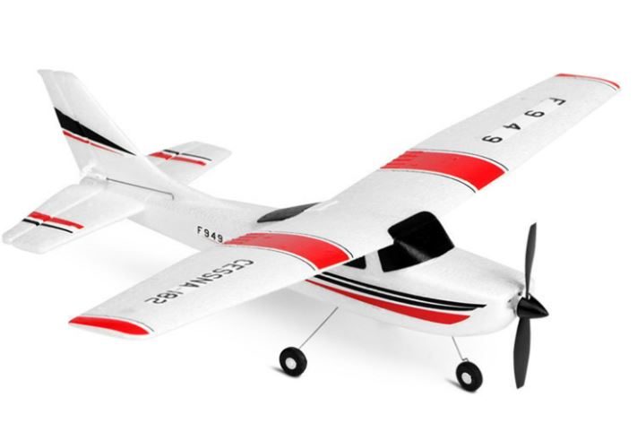 WLtoys F949 3CH 2.4G Cessna 182 RTF RC Airplane W/ 2 Rechargeable Batteries Carousel 1