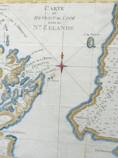 Cook's Strait Original. Rare 1778 Carousel 3