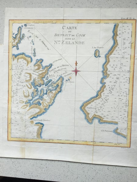 Cook's Strait Original. Rare 1778 Carousel 1