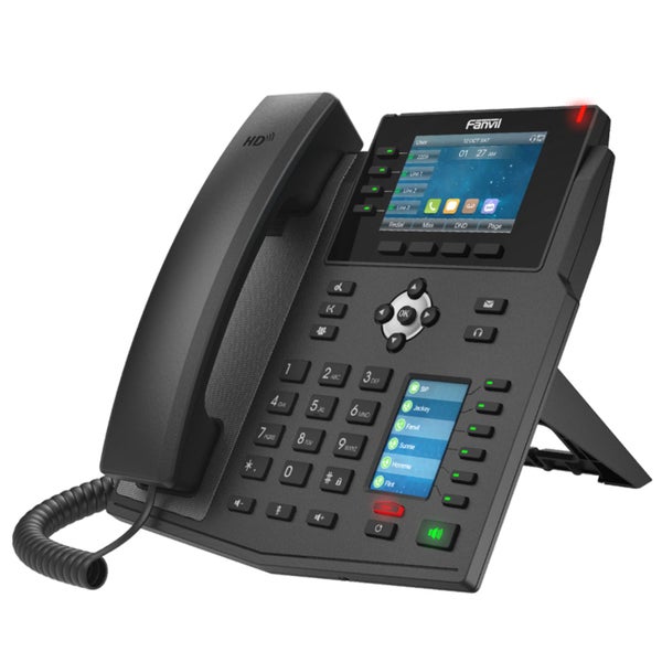 Fanvil FAN-X5U-V2 high-quality IP phone 6-way audio conferencing SBC, HD Carousel 2