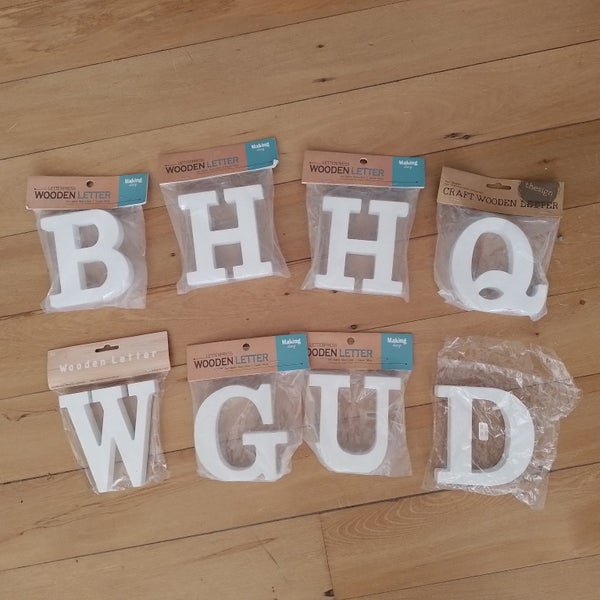 Wooden Letters Carousel 1