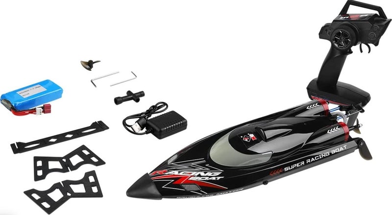 WLtoys WL916 2.4 GHz Remote Control Boat, Fast 60 km/h High Speed RC Racing B... Carousel 5