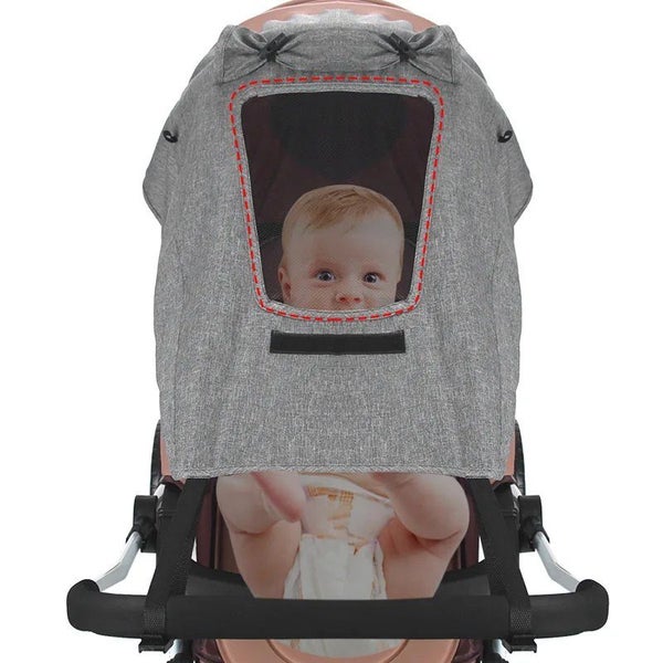 Universal Baby Stroller Sun Shade UV Protection Canopy Cover Carousel 4