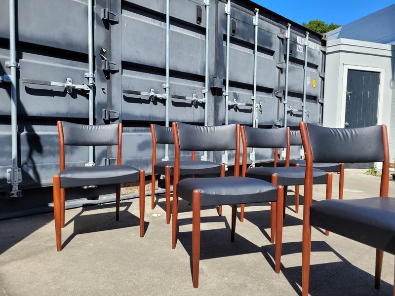 "J S Parker" dining chairs × 6 Mint Restored Retro. Carousel 1