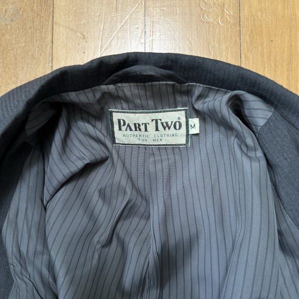 Vintage 1990s Part Two Rayon Double Breasted Suit Carousel 5
