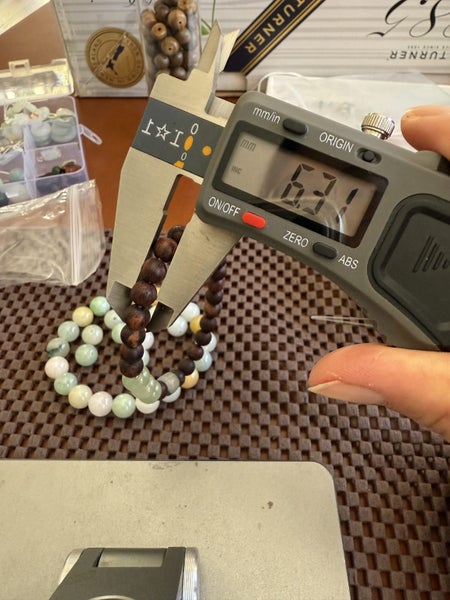 100% nature untreated Agarwood beads and jadeite jade Bracelet Carousel 9