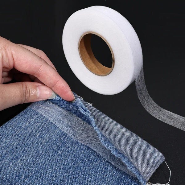 64M Double-Sided Iron-On Hem Tape Fabric Adhesive for Sewing Carousel 3