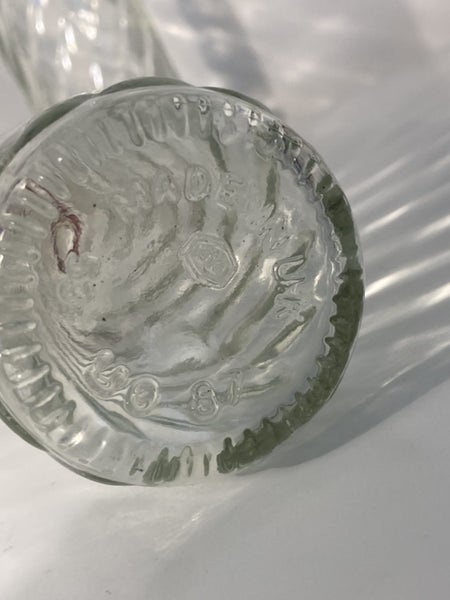 Vintage glass Sodastream bottles with caps x 4 Carousel 1