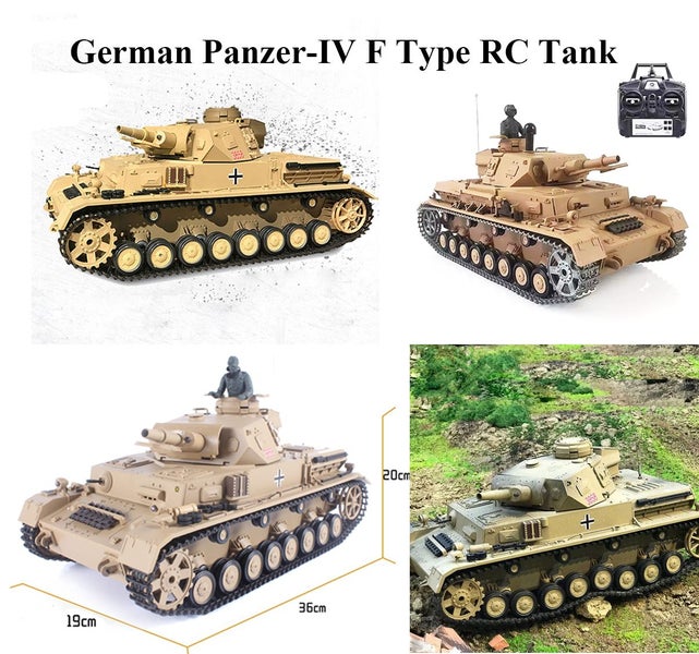 Heng Long German Panzer-? F Type RC Tank Carousel 1