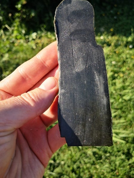 Pounamu greenstone Translucent Dark carving slab Carousel 1