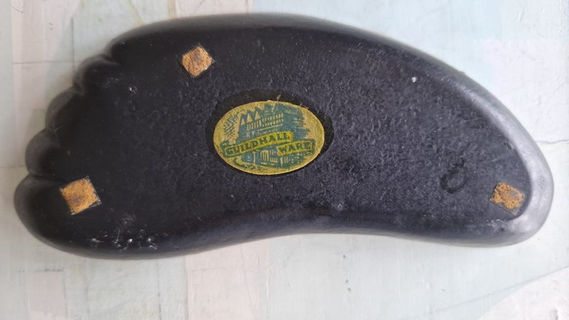 'Guildhall Ware' branded cast metal ashtray - vintage Carousel 4