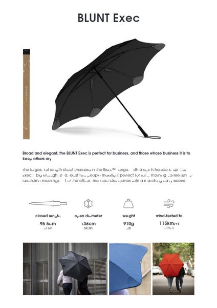 BLUNT Executive Blue Umbrella Carousel 4