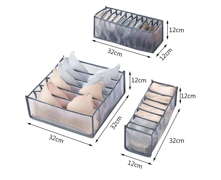 3pcs Wardrobe Closet Underwear Organizer Drawer Divider Carousel 1