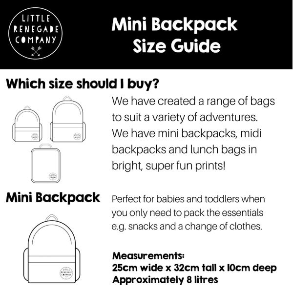 Little Renegade | Mini Backpack- Tropic Carousel 9