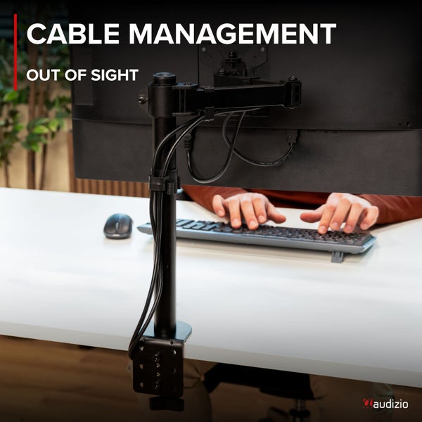 Single Monitor Arm Long 13" - 32" Carousel 13