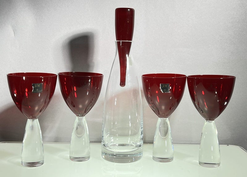 > MaRcH sALe < Royal Doulton-Julien Macdonald Wine Decanter Set Carousel 2
