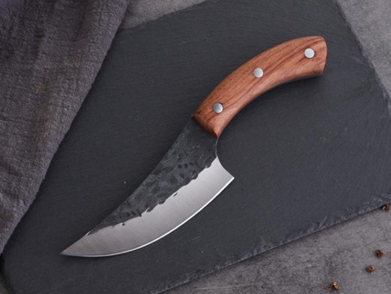 Boning Knife with Wood Handle, Kitchen Knife Butcher Fish Knife, Meat Cleaver Kn Carousel 1