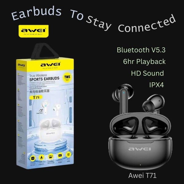 Wireless Earbuds + Charging Case - Bluetooth - 6 Hours Playback!!! Carousel 2