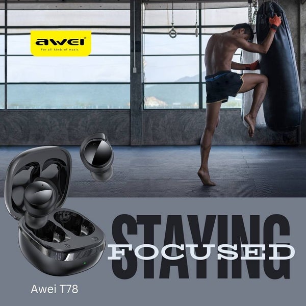'Gym Buds' - Bluetooth Earbuds - HD Sound - Music + Hands-Free Carousel 1