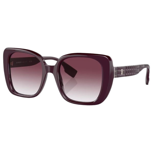 Womens Burberry Sunglasses Be4371 Helena Bordeaux/Violet Gradient Sunnies Carousel 1