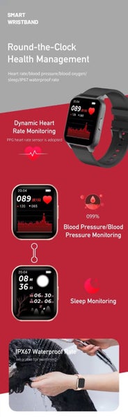 Smart Watch - Connect to ALL Phone -Waterproof - Real-Time Health Data62931713983874114
