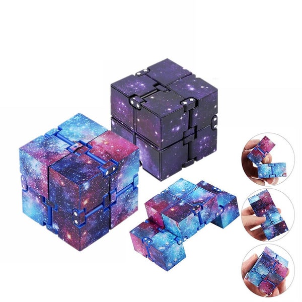 Infinity Cube Fidget Toys Magic Puzzle Sensory Autism Anxiety ADHD Stress Relief Carousel 1