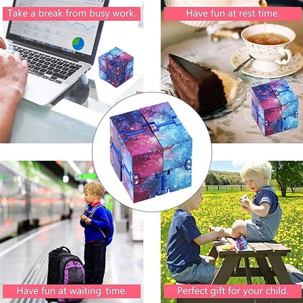 Infinity Cube Fidget Toys Magic Puzzle Sensory Autism Anxiety ADHD Stress Relief Carousel 2