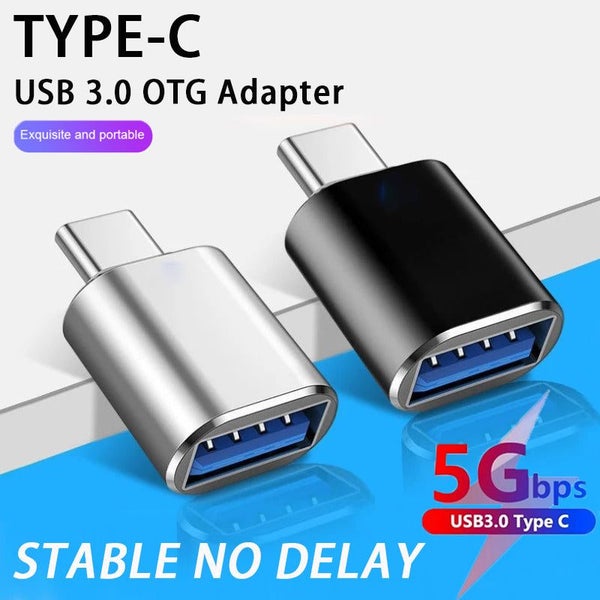 Type C Male to USB 3.0 A Female OTG Converter USB-C Premium Data Adapter Android Carousel 1