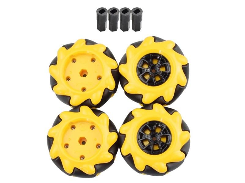 HOT 60mm Mecanum Wheel Omni Tire Compatible With TT Motor LEGOs For Arduino DIY Carousel 1