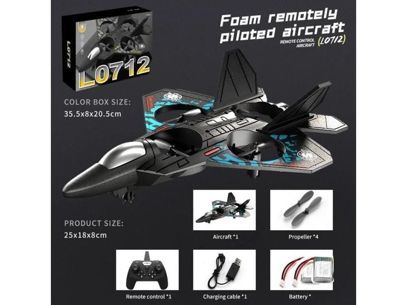 L0712 RC Plane 2.4G Remote Control Aircraft Gravity Sensing Helicopter Glider Carousel 1