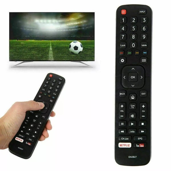 2pcs for HISENSE TV Remote Control ORIGINAL EN2B27 OEM EN-2B27 RC3394402/01 3... Carousel 10