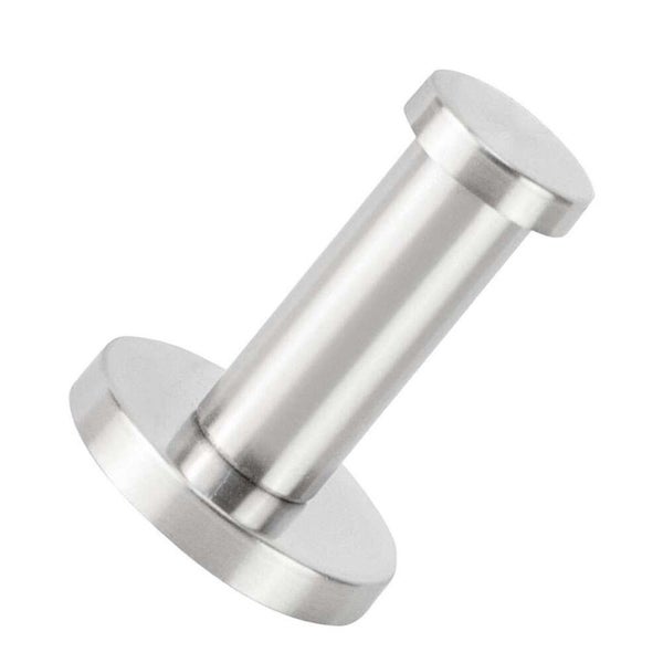 2PCS Stainless Steel Wall Hooks Wall Mount Coat Towel Hanger Bathroom Hooks Carousel 12