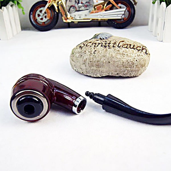 Washable Durable Enchase Double Filter Tobacco Cigarettes Filter Smoking Pipe Carousel 8