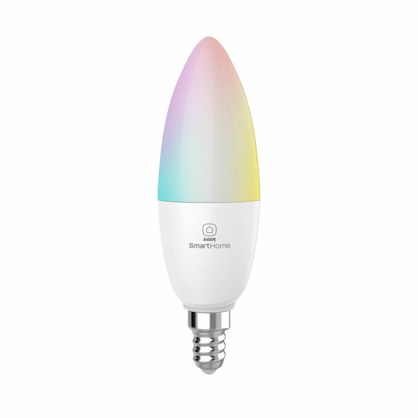Laser 5w E14 Smart Globe RGB Alexa Google Home 460lm Carousel 1