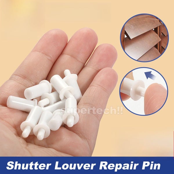 30 Spring Loaded Replacement Pins For Plantation Shutter Louver Repair Pin Carousel 1