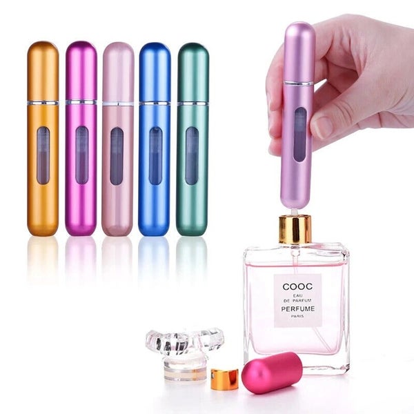5ML Refillable Perfume Atomiser Portable Mini Travel Scent Pump Spray Bottles Carousel 2