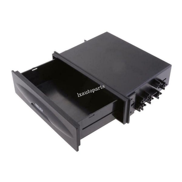 Car CD Player Radio Storage Box Universal Single Din Truck Dash Trim Pocket Kit Carousel 2