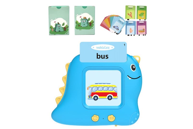 Talking Flash Cards for Preschool Words Learning Cards Toy for-Blue Carousel 1