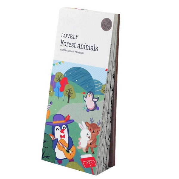 Toy Portable Children Watercolor Painting Book -Style 3 Carousel 1
