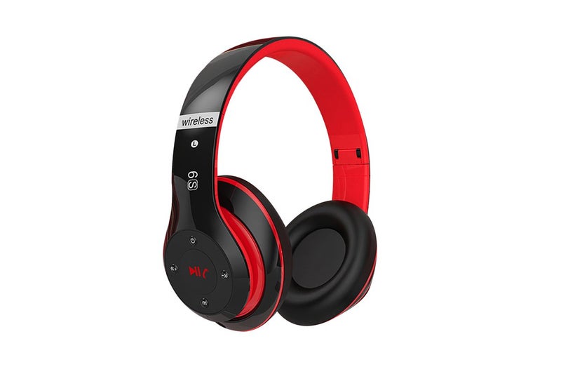 Bluetooth Headphones Over Ear HiFi Stereo Sound Wireless Headphones for Travel W Carousel 1
