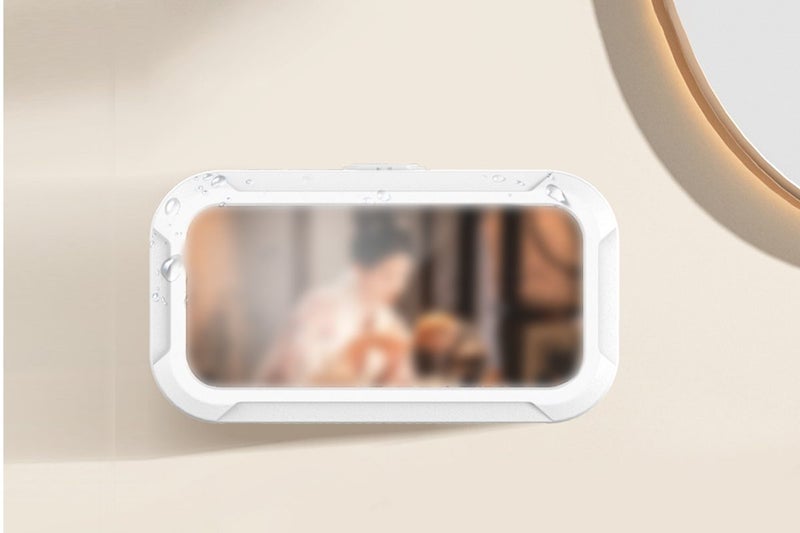 2Pcs Universal Splashing-Proof Phone Case Bathroom Shower Phone Holder Box-White Carousel 2