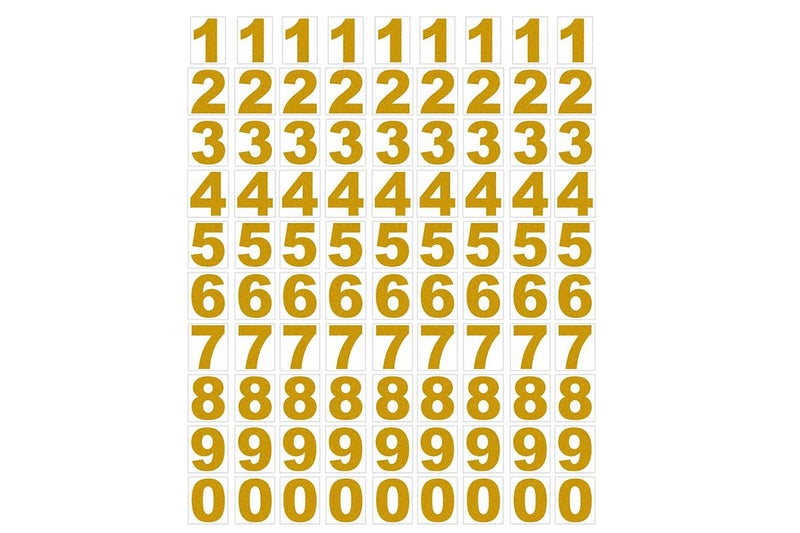 90Pcs Reflective Mailbox Numbers For Outside Waterproof Mailbox Numbers Stickers Carousel 1
