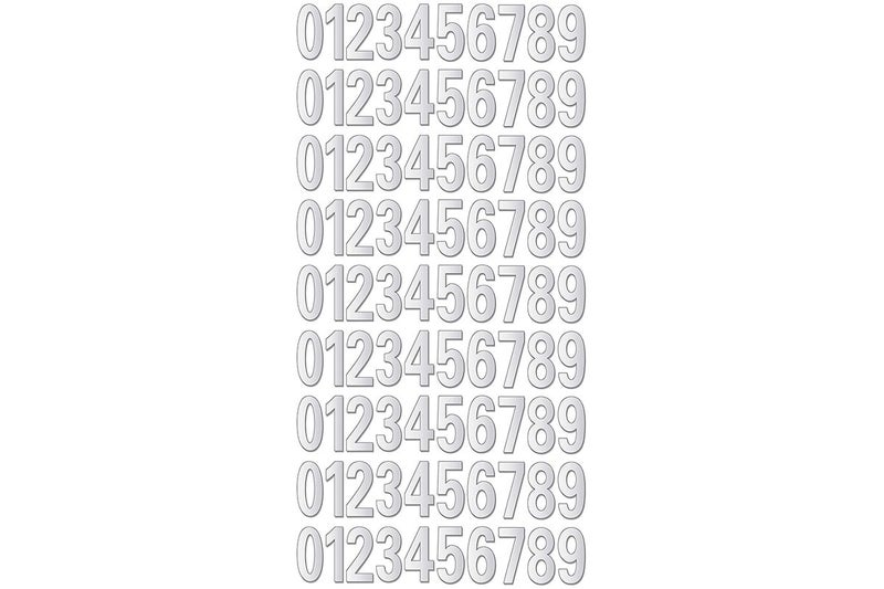 90Pcs Reflective Mailbox Numbers For Outside Waterproof Mailbox Numbers Stickers Carousel 1