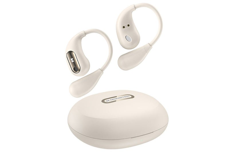 Open Ear Headphones Bluetooth 5.4 Earphones Stereo Sound Wireless Headphones-Whi Carousel 1