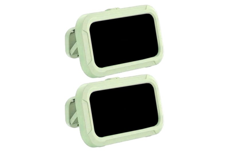 2Pcs Universal Splashing-Proof Phone Case Bathroom Shower Phone Holder Box-Green Carousel 6