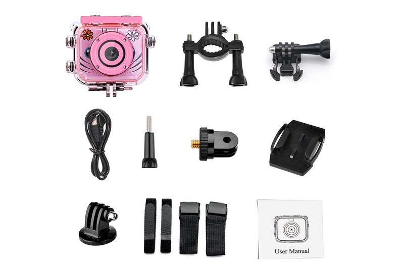 Water-Resistant Sports Underwater Camera HD Recorder Camcorder with 32G TF Card- Carousel 3