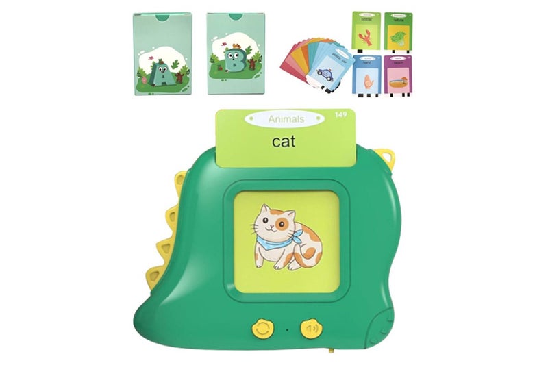 Talking Flash Cards for Preschool Words Learning Cards Toy for-Green Carousel 1