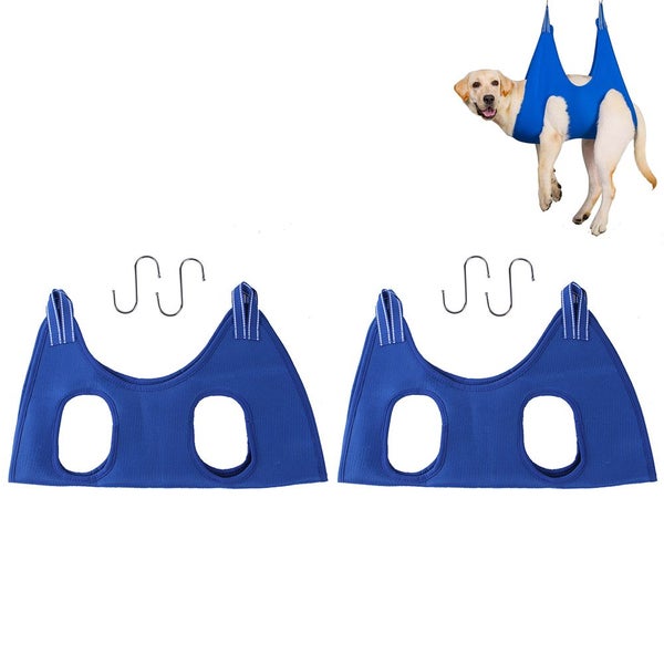 2Pcs Hammock Helper Pet Dog Cat Grooming Restraint Bags for Bathing Trimming Nai Carousel 1